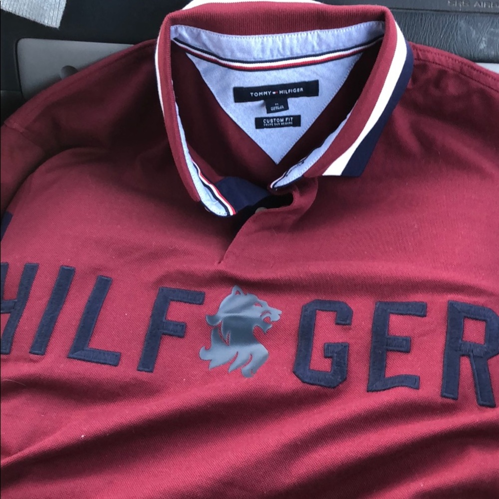 Tommy Hilfiger Spell Out Polo
